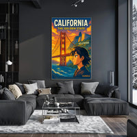 California The Golden State Poster