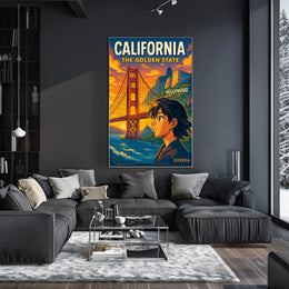 California The Golden State Poster