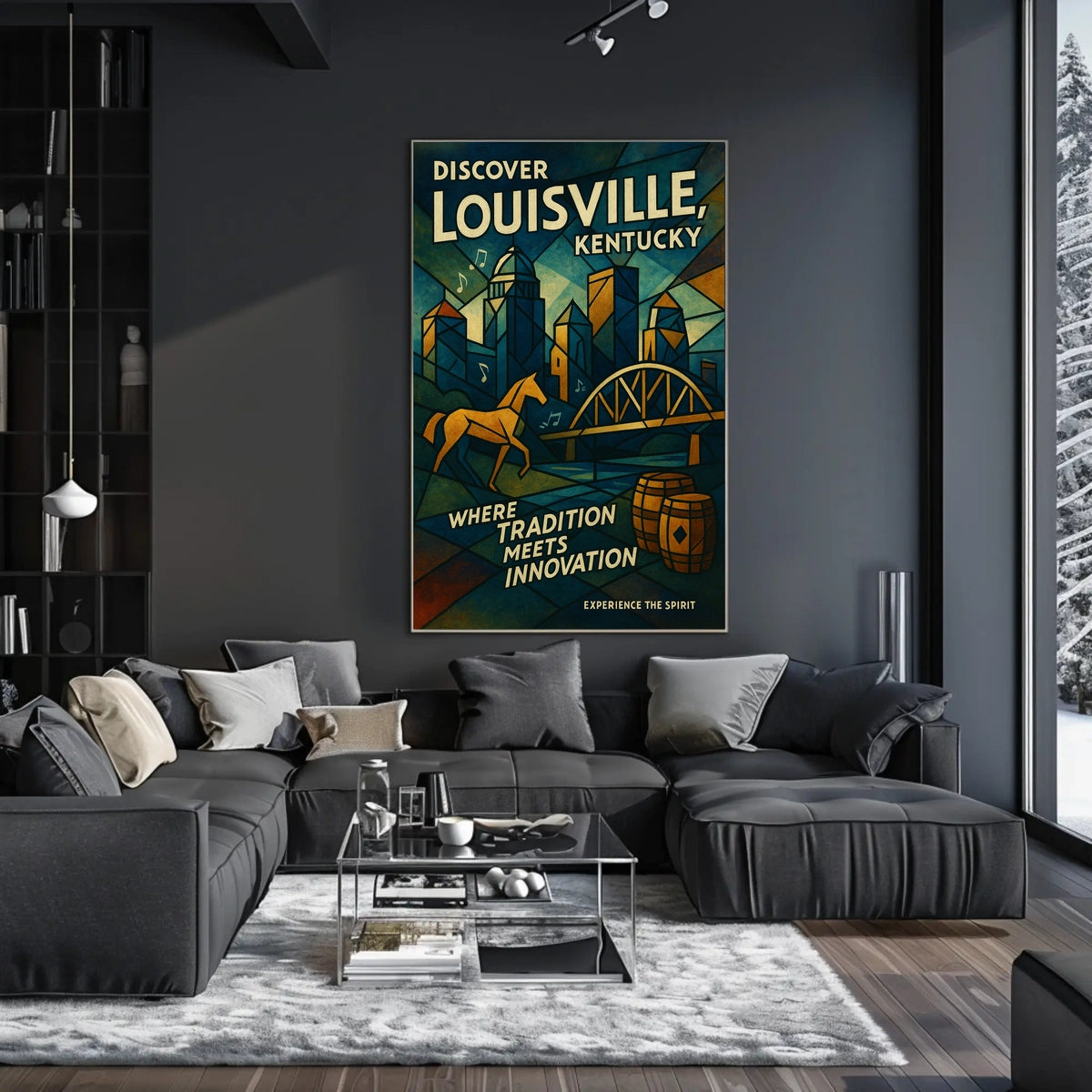 Discover Louisville, Kentucky Poster