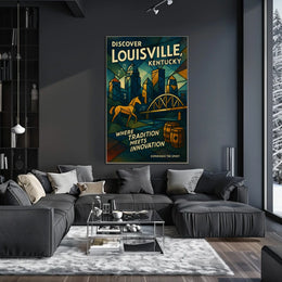 Discover Louisville, Kentucky Poster