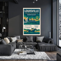 Discover Louisville, Kentucky Poster