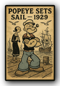 Popeye 1929 Art Trading Card POP-01