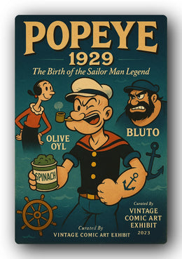 Popeye 1929 Art Trading Card POP-111