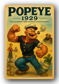 Popeye 1929 Art Trading Card POP-117