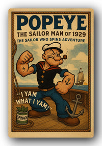 Popeye 1929 Art Trading Card POP-12