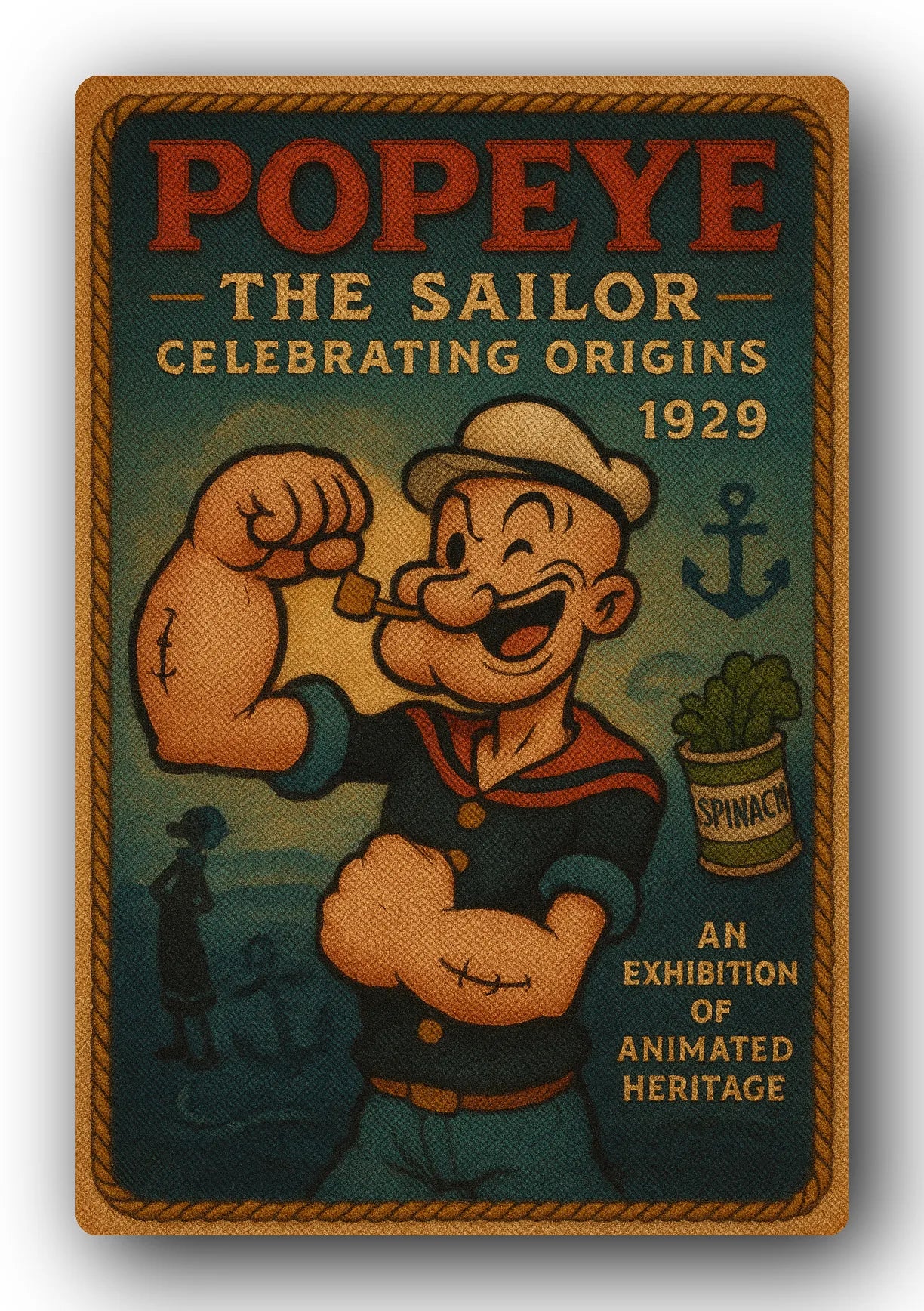 Popeye 1929 Art Trading Card POP-121