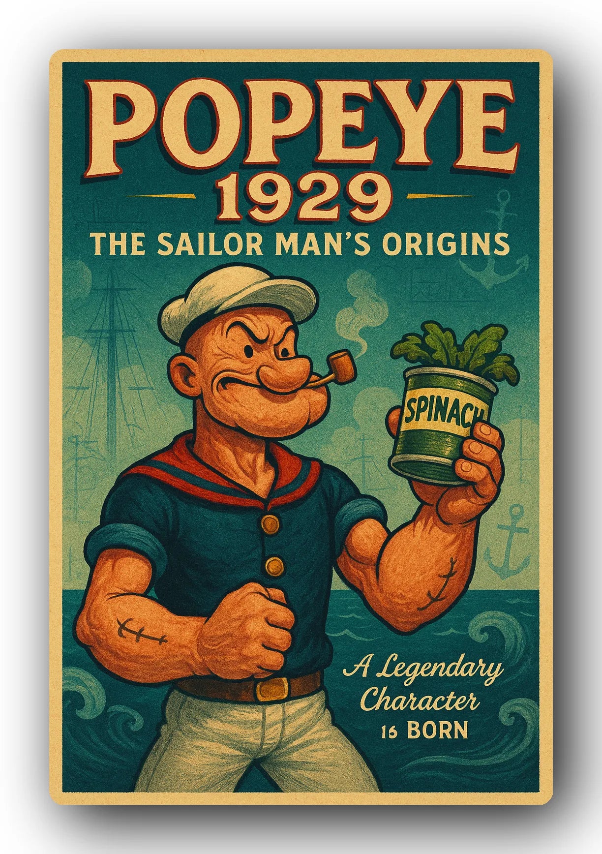 Popeye 1929 Art Trading Card POP-122