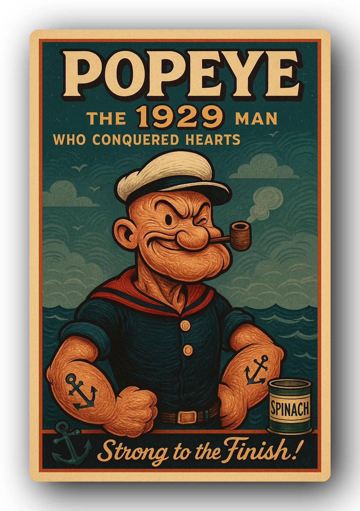 Popeye 1929 Art Trading Card POP-125