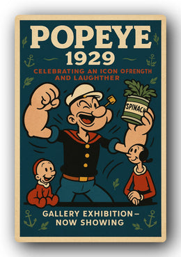 Popeye 1929 Art Trading Card POP-130