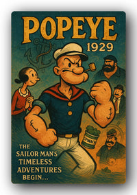 Popeye 1929 Art Trading Card POP-133