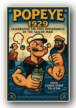 Popeye 1929 Art Trading Card POP-136