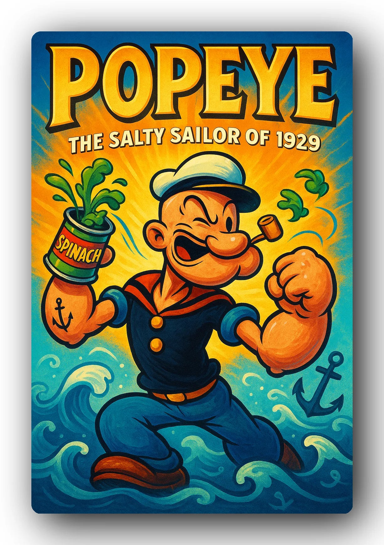 Popeye 1929 Art Trading Card POP-137