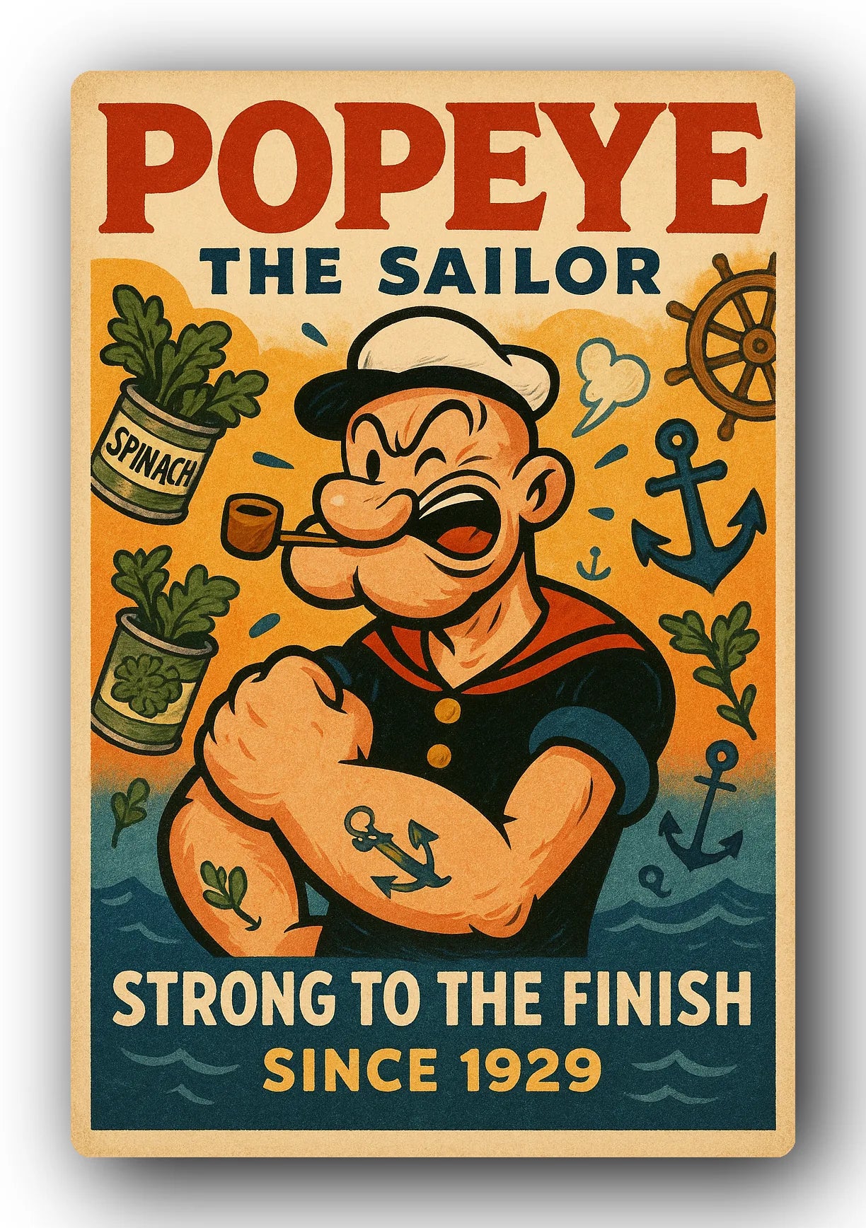 Popeye 1929 Art Trading Card POP-138