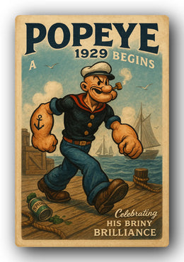 Popeye 1929 Art Trading Card POP-140