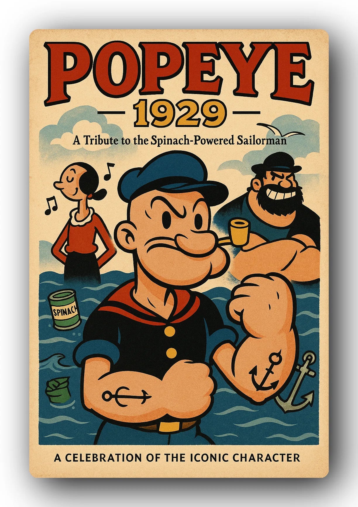 Popeye 1929 Art Trading Card POP-142