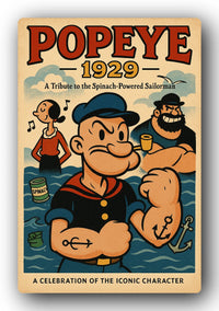 Popeye 1929 Art Trading Card POP-142