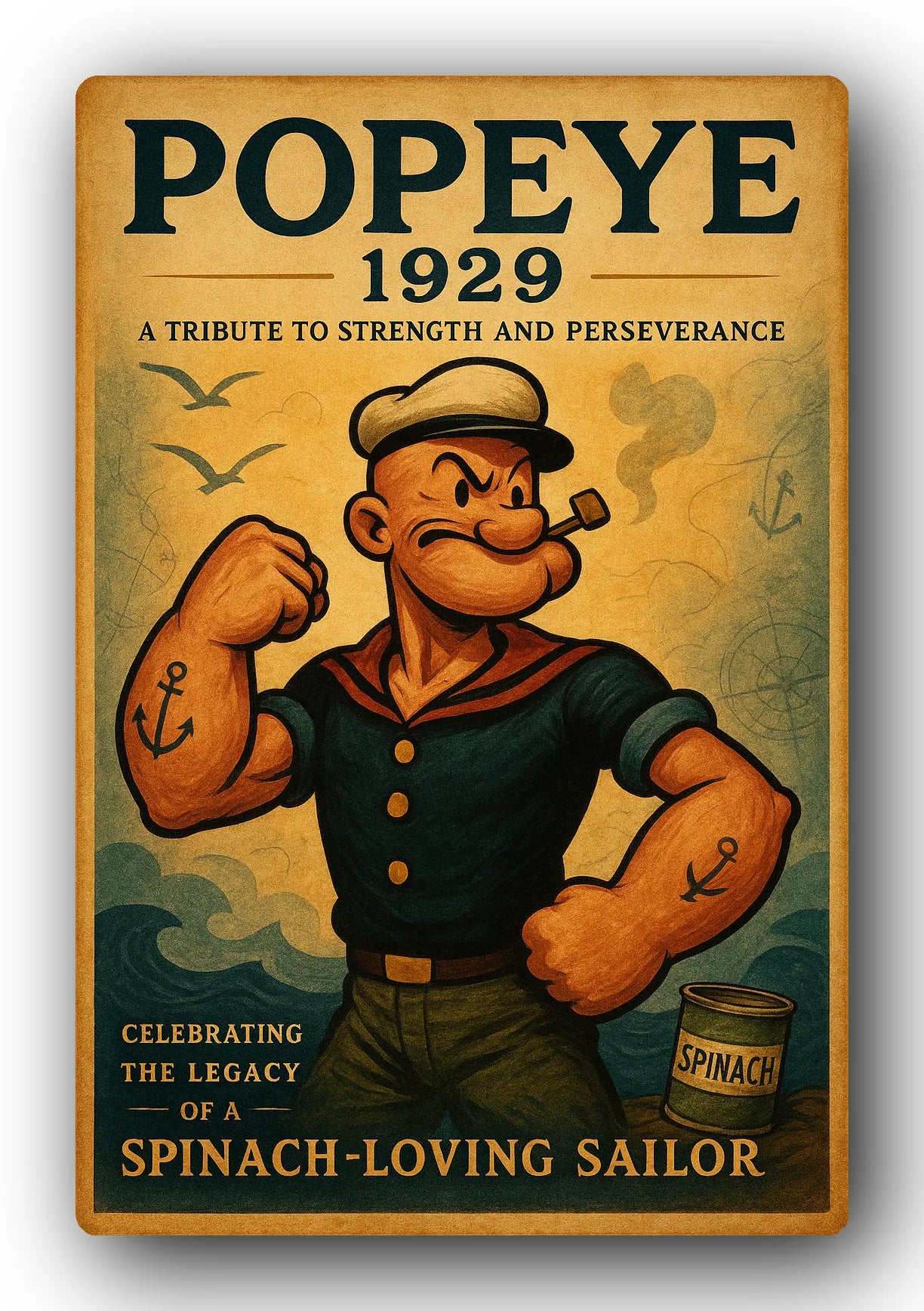 Popeye 1929 Art Trading Card POP-143