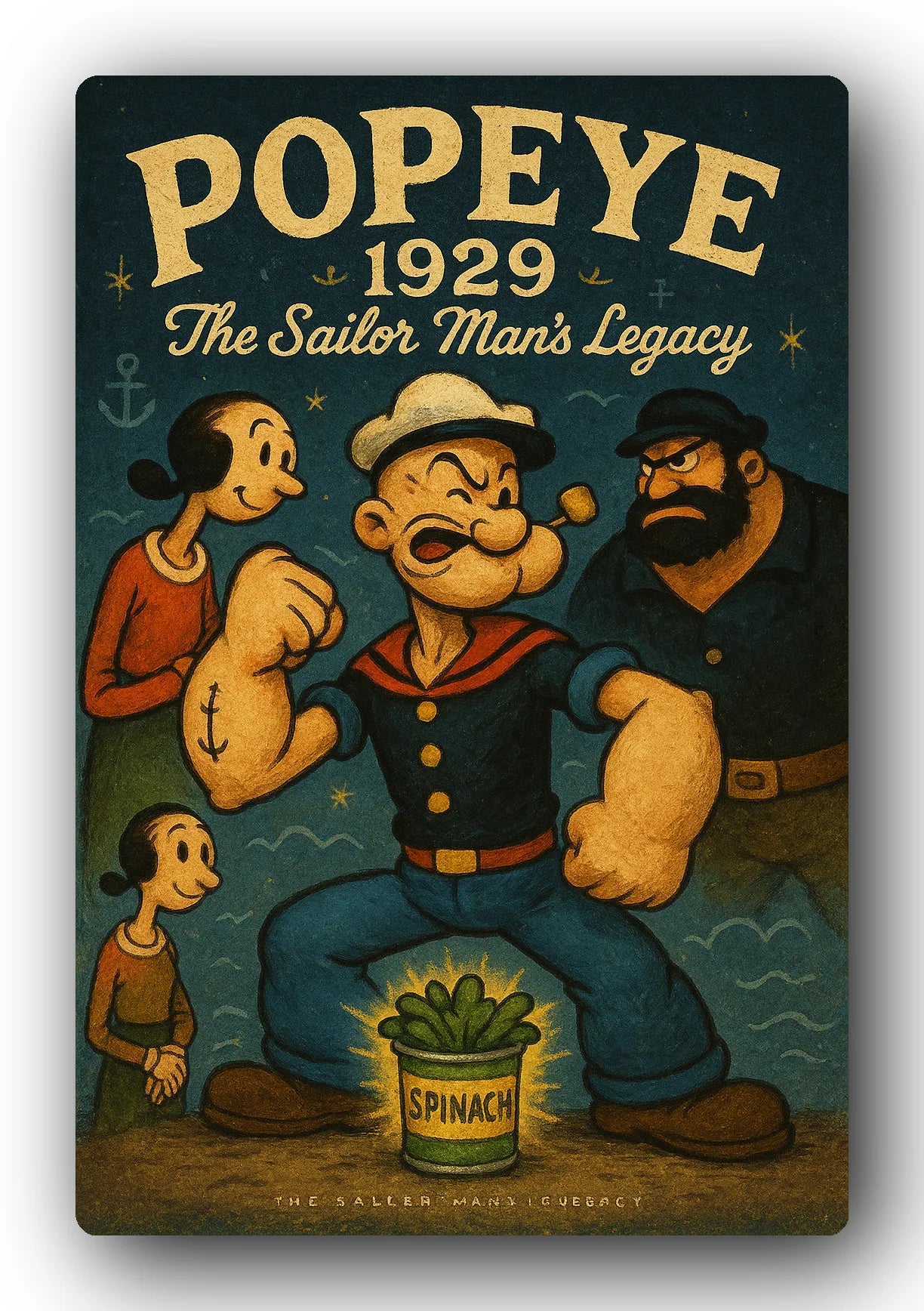 Popeye 1929 Art Trading Card POP-144