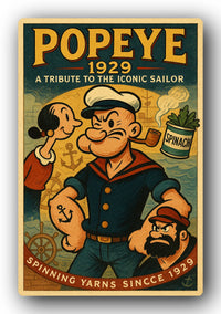 Popeye 1929 Art Trading Card POP-145