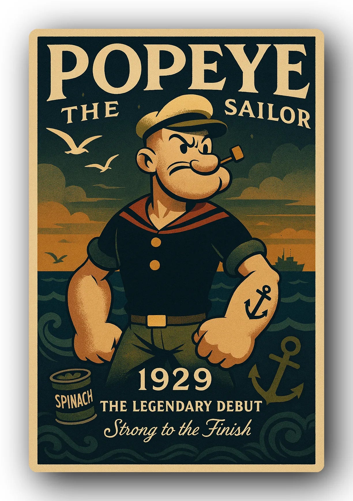 Popeye 1929 Art Trading Card POP-146