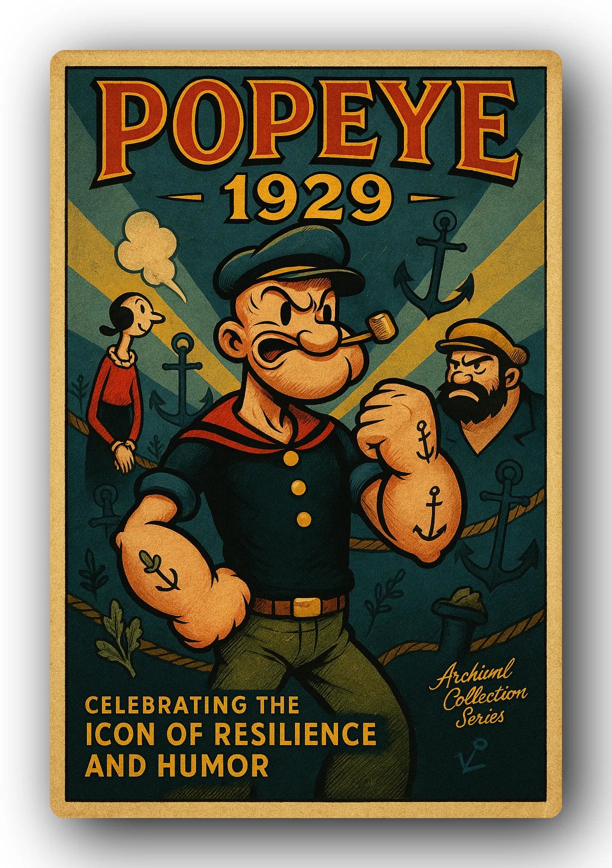 Popeye 1929 Art Trading Card POP-147