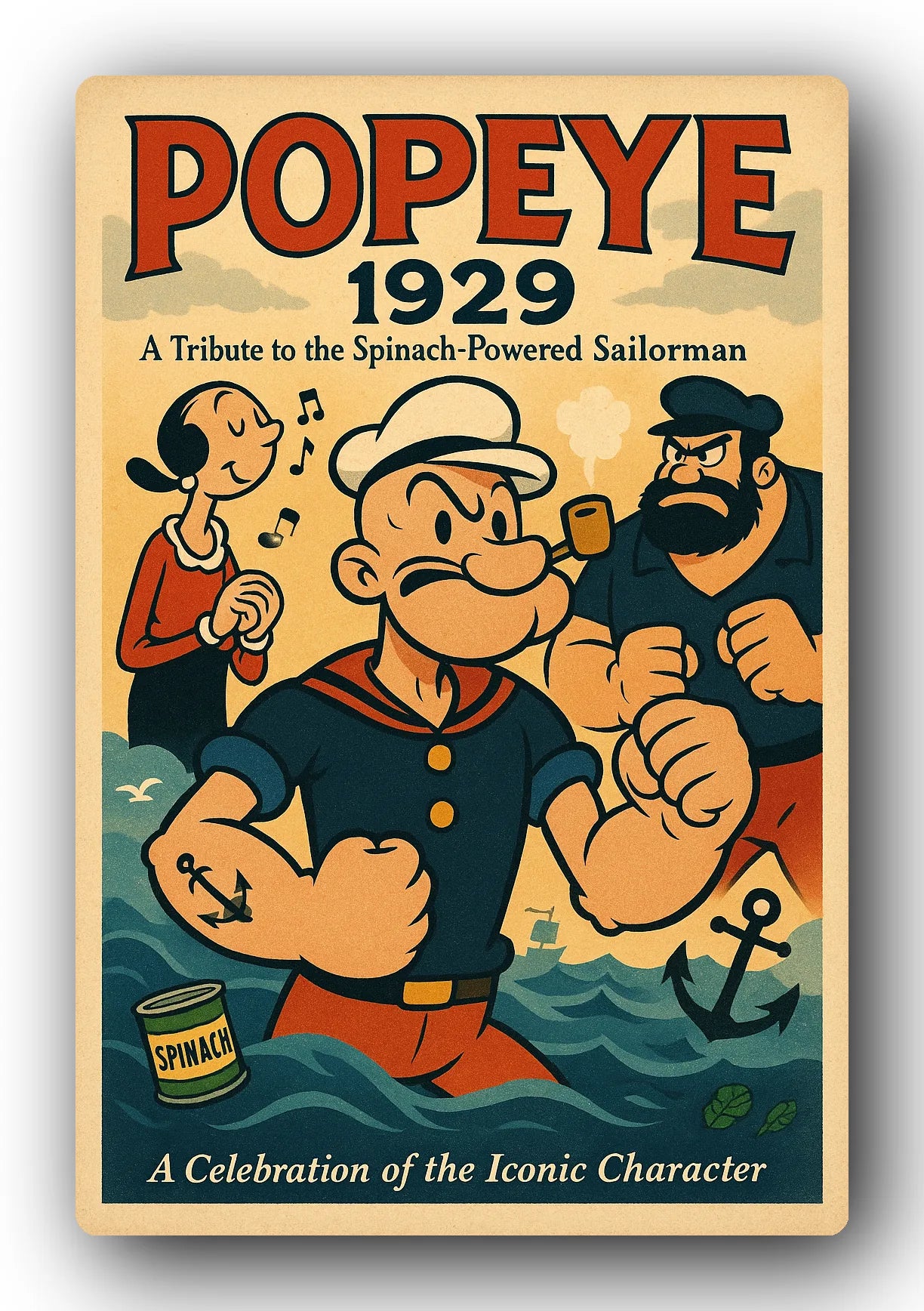 Popeye 1929 Art Trading Card POP-148