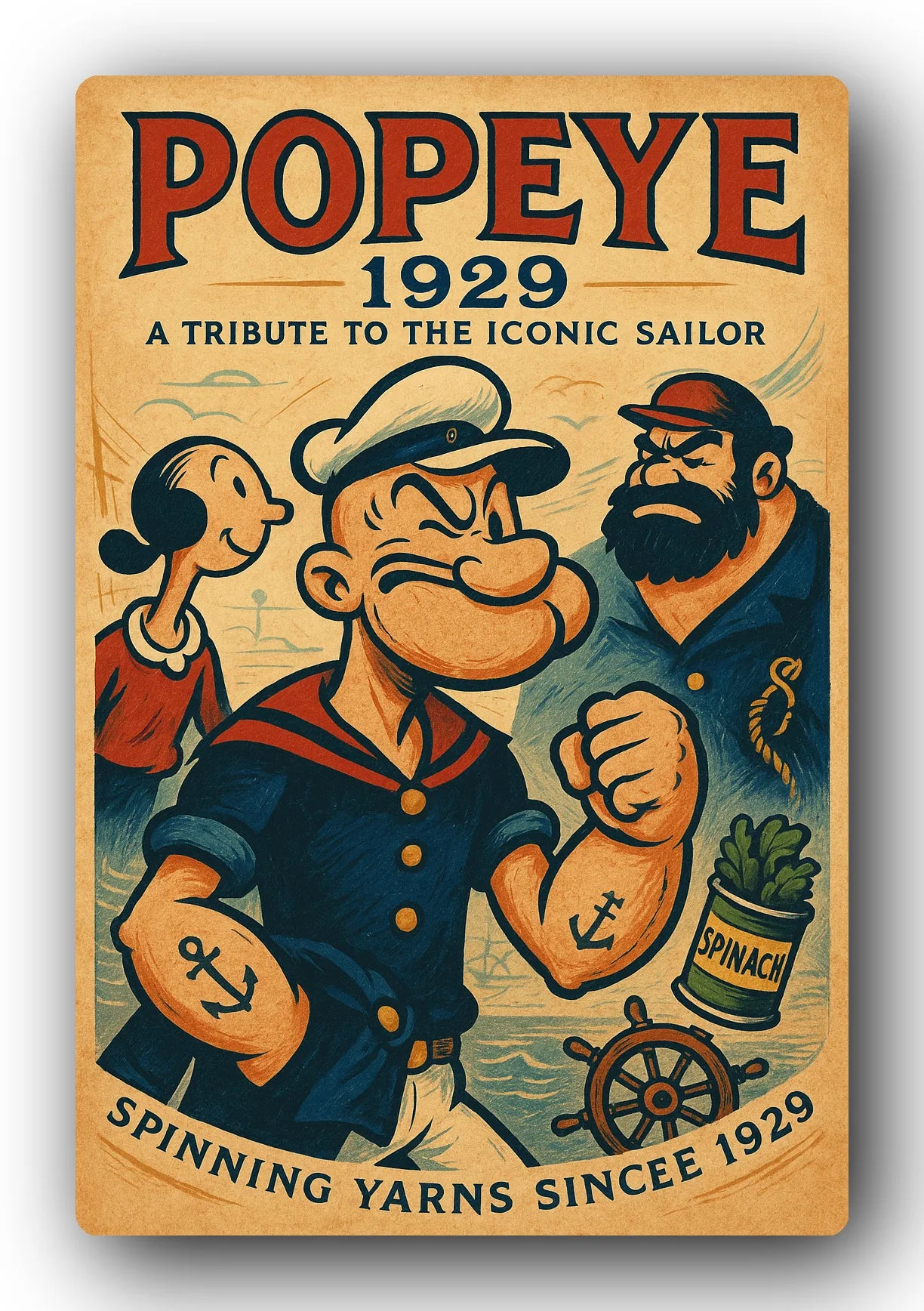 Popeye 1929 Art Trading Card POP-150