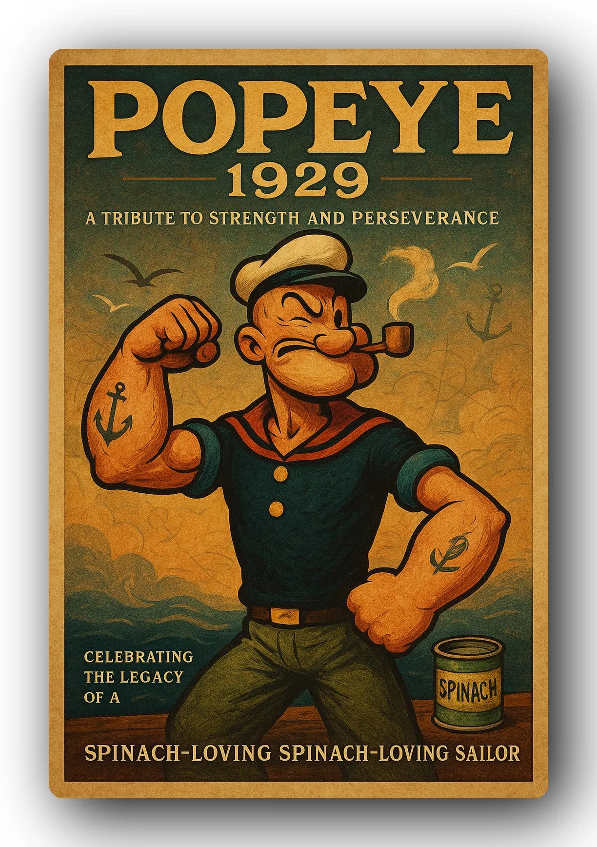Popeye 1929 Art Trading Card POP-153