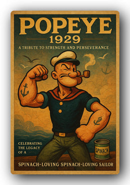 Popeye 1929 Art Trading Card POP-153
