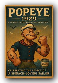 Popeye 1929 Art Trading Card POP-154
