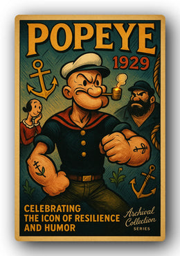 Popeye 1929 Art Trading Card POP-155