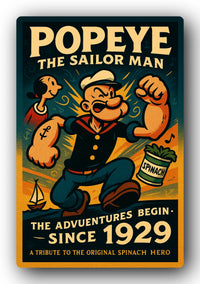 Popeye 1929 Art Trading Card POP-16