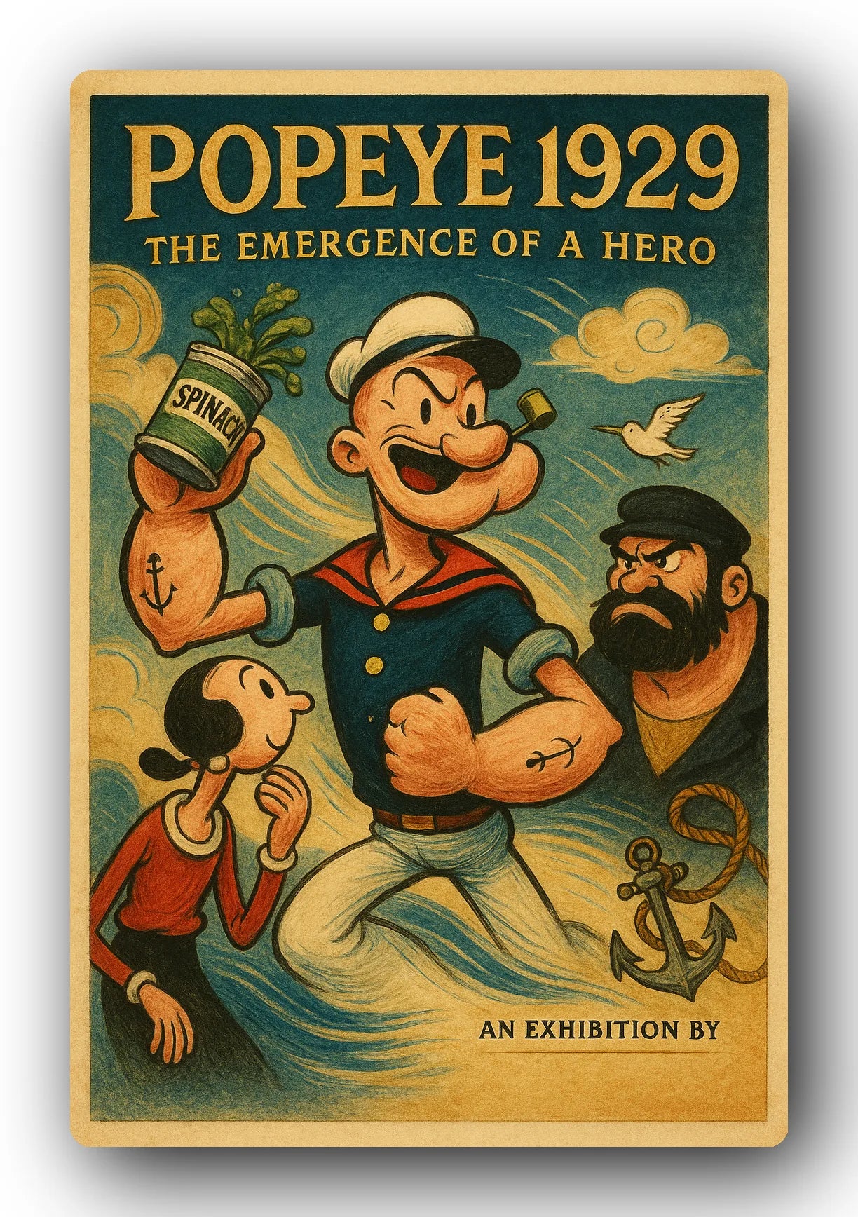 Popeye 1929 Art Trading Card POP-161