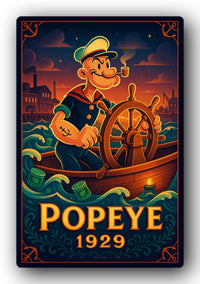 Popeye 1929 Art Trading Card POP-166