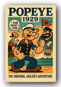 Popeye 1929 Art Trading Card POP-169