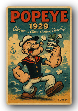 Popeye 1929 Art Trading Card POP-170