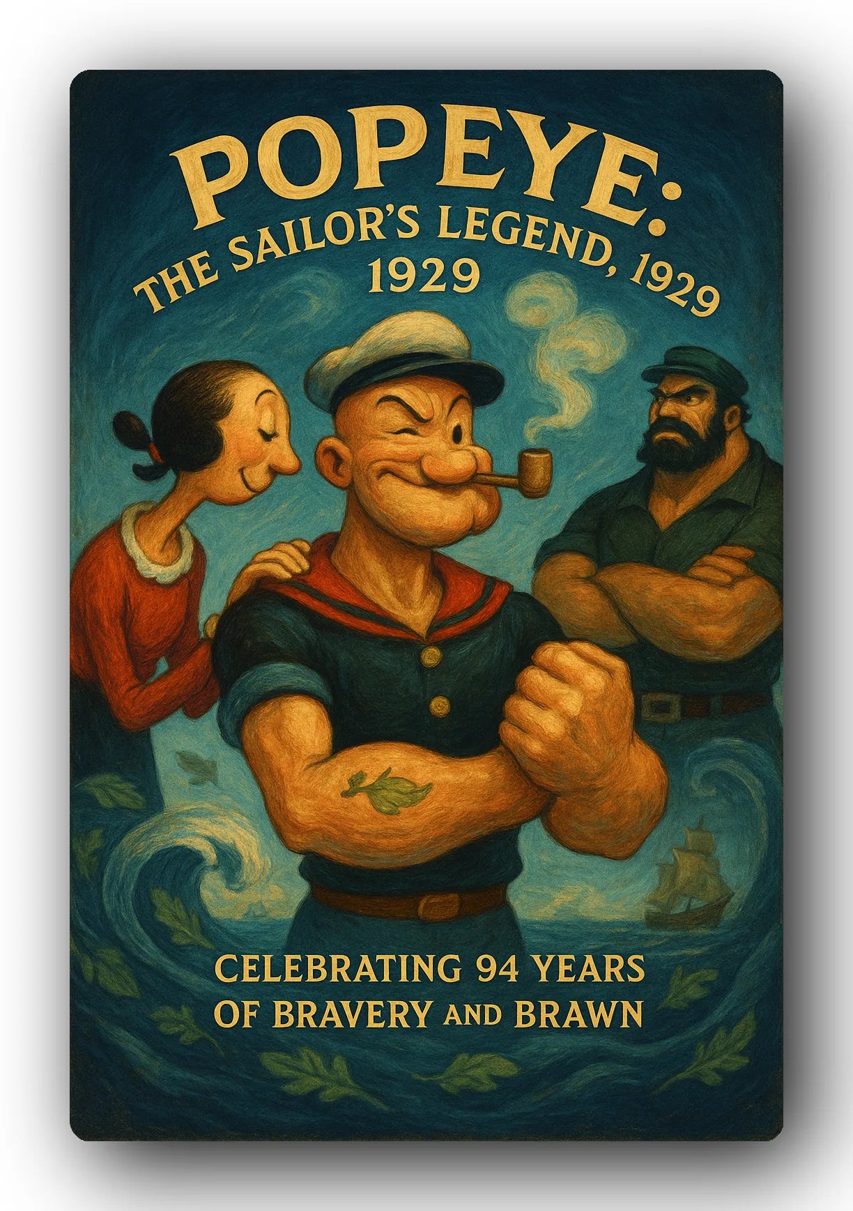 Popeye 1929 Art Trading Card POP-173