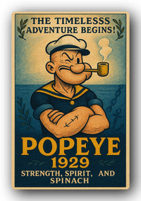 Popeye 1929 Art Trading Card POP-174