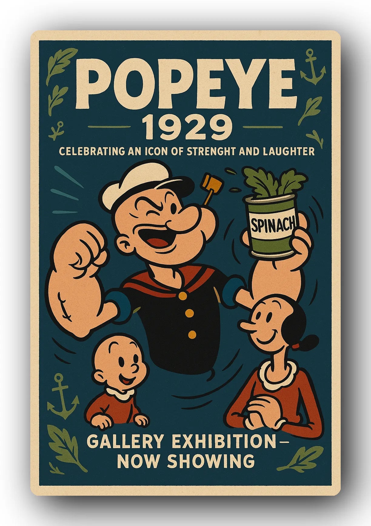 Popeye 1929 Art Trading Card POP-175
