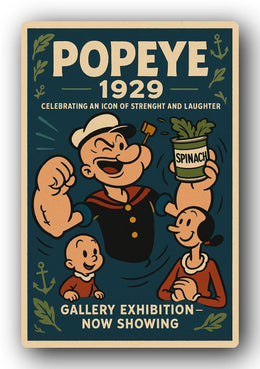 Popeye 1929 Art Trading Card POP-175