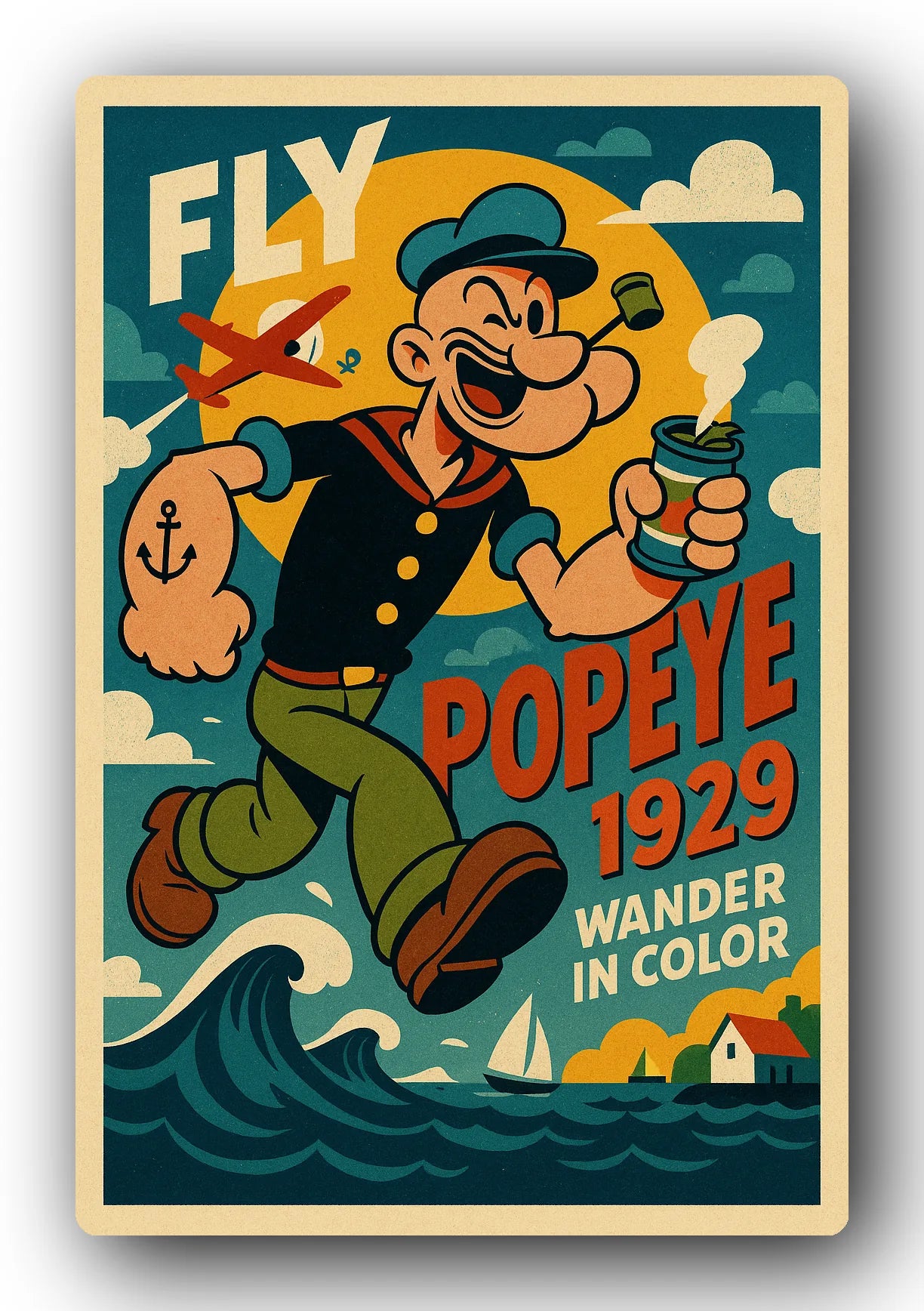 Popeye 1929 Art Trading Card POP-176