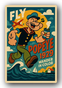 Popeye 1929 Art Trading Card POP-176