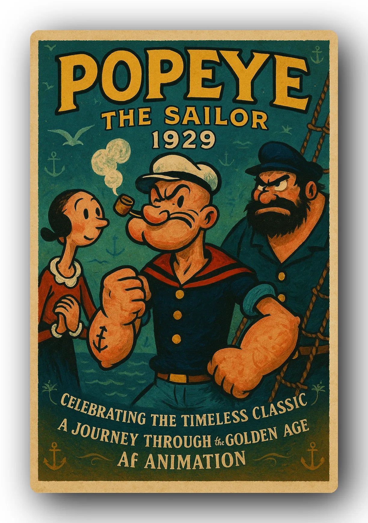 Popeye 1929 Art Trading Card POP-177