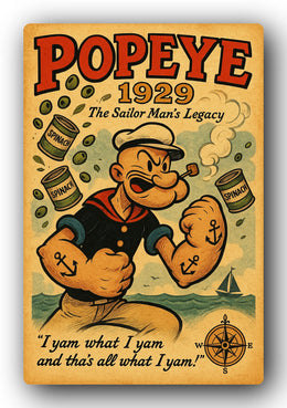 Popeye 1929 Art Trading Card POP-178