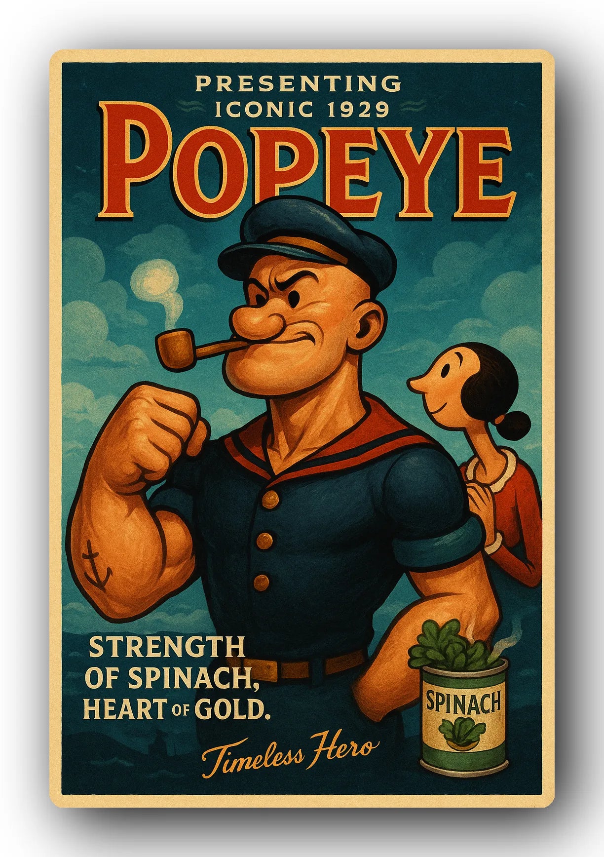Popeye 1929 Art Trading Card POP-18