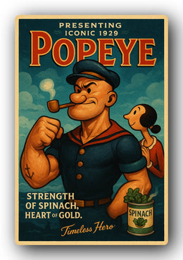 Popeye 1929 Art Trading Card POP-18