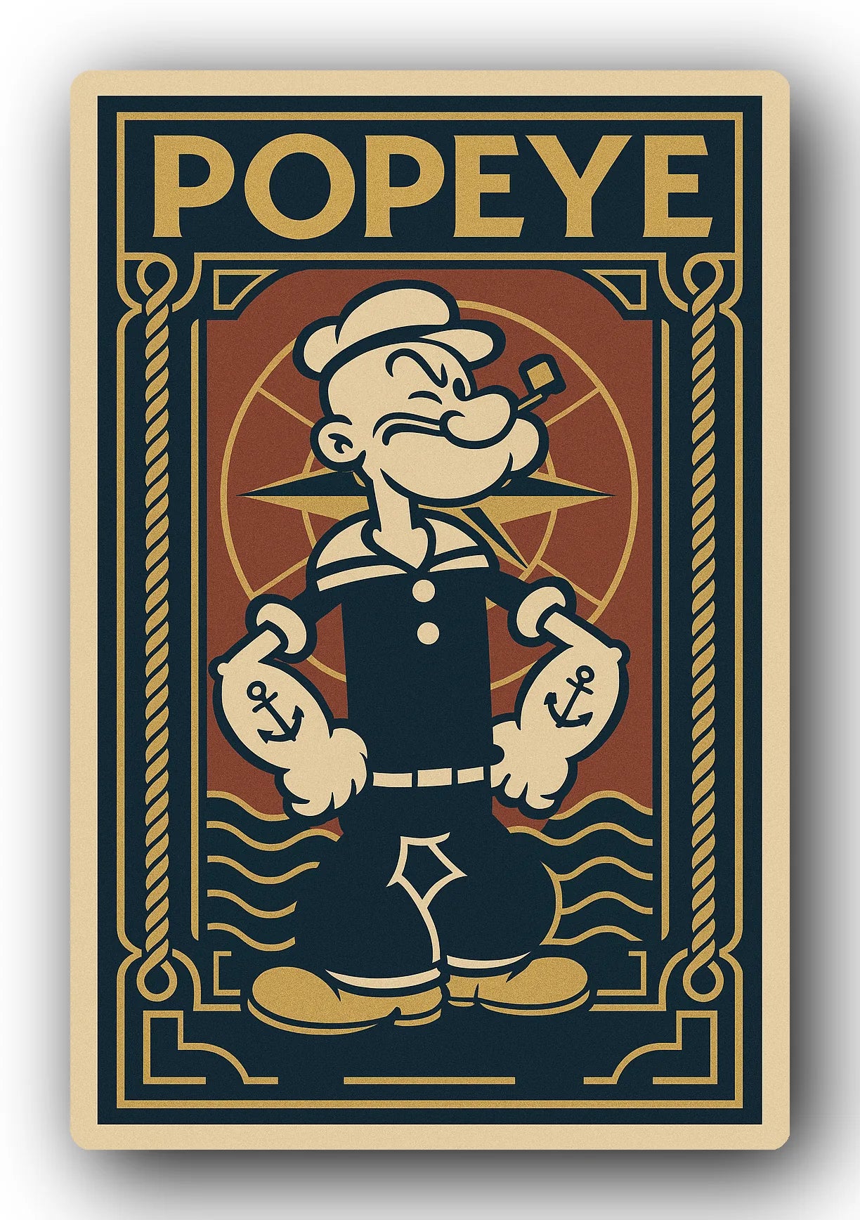 Popeye 1929 Art Trading Card POP-184