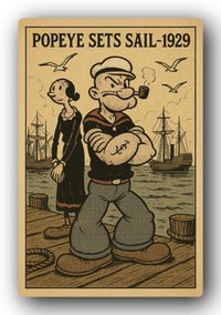 Popeye 1929 Art Trading Card POP-185
