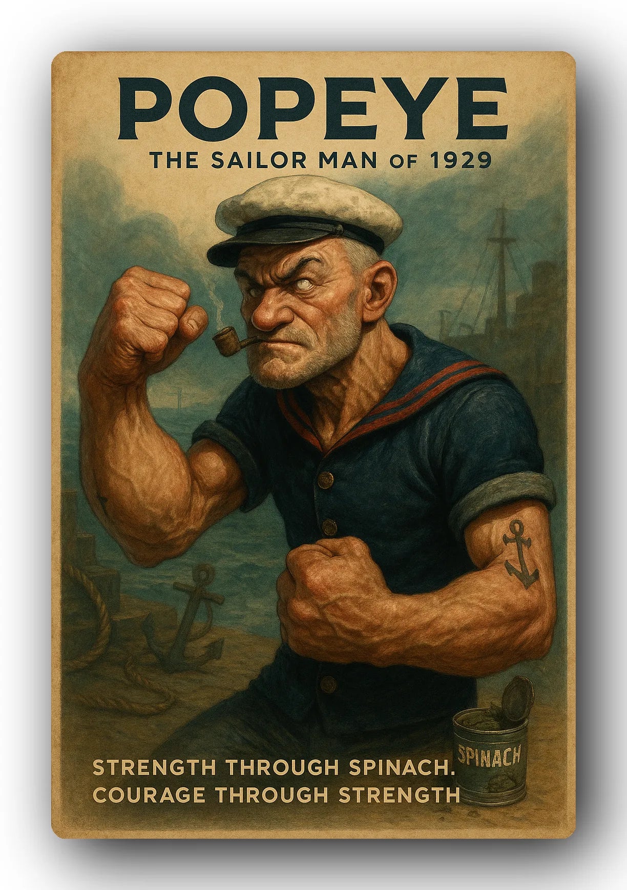 Popeye 1929 Art Trading Card POP-188