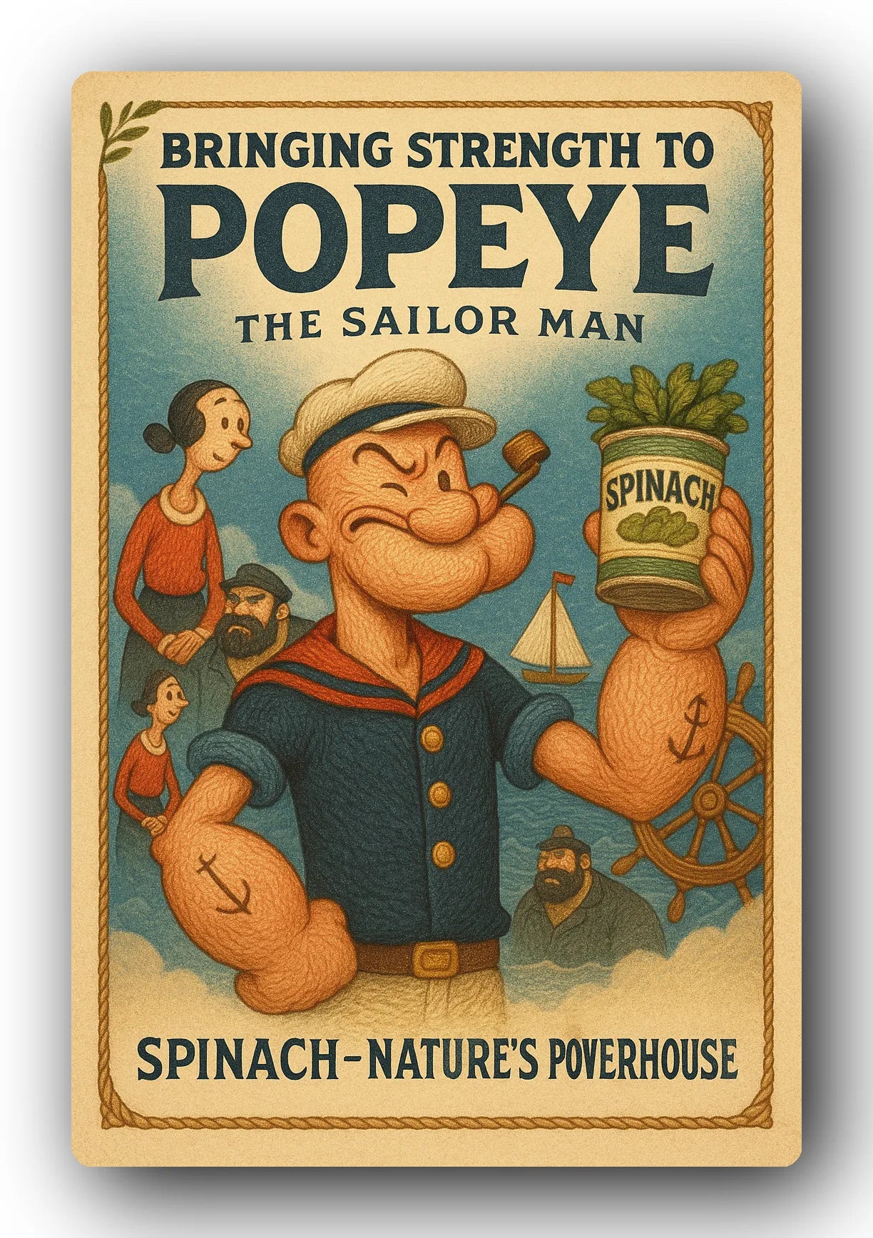 Popeye 1929 Art Trading Card POP-19